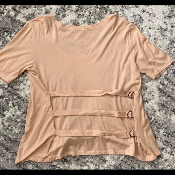 Stella McCartney nude buckle back top blouse EU 42 - Picture 2 of 4